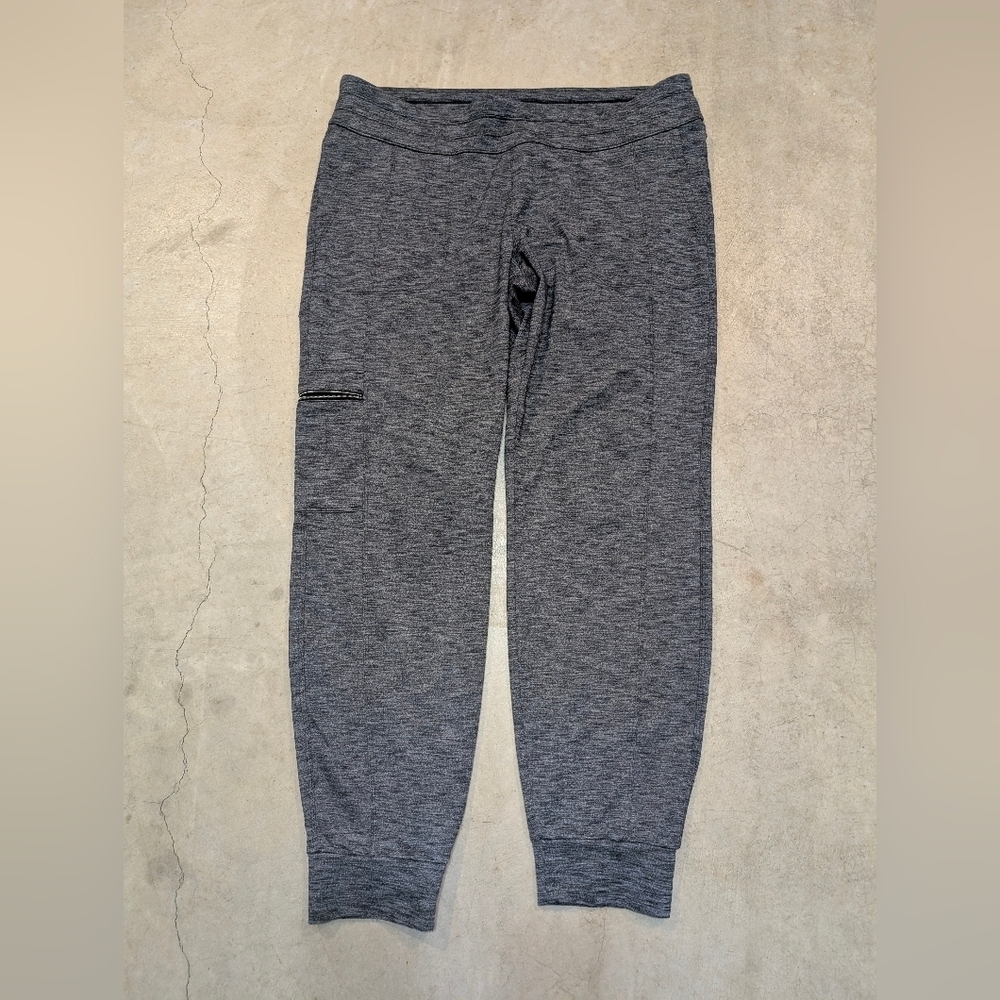 Athleta Metro Joggers Women's L Gray Heather Athleisure